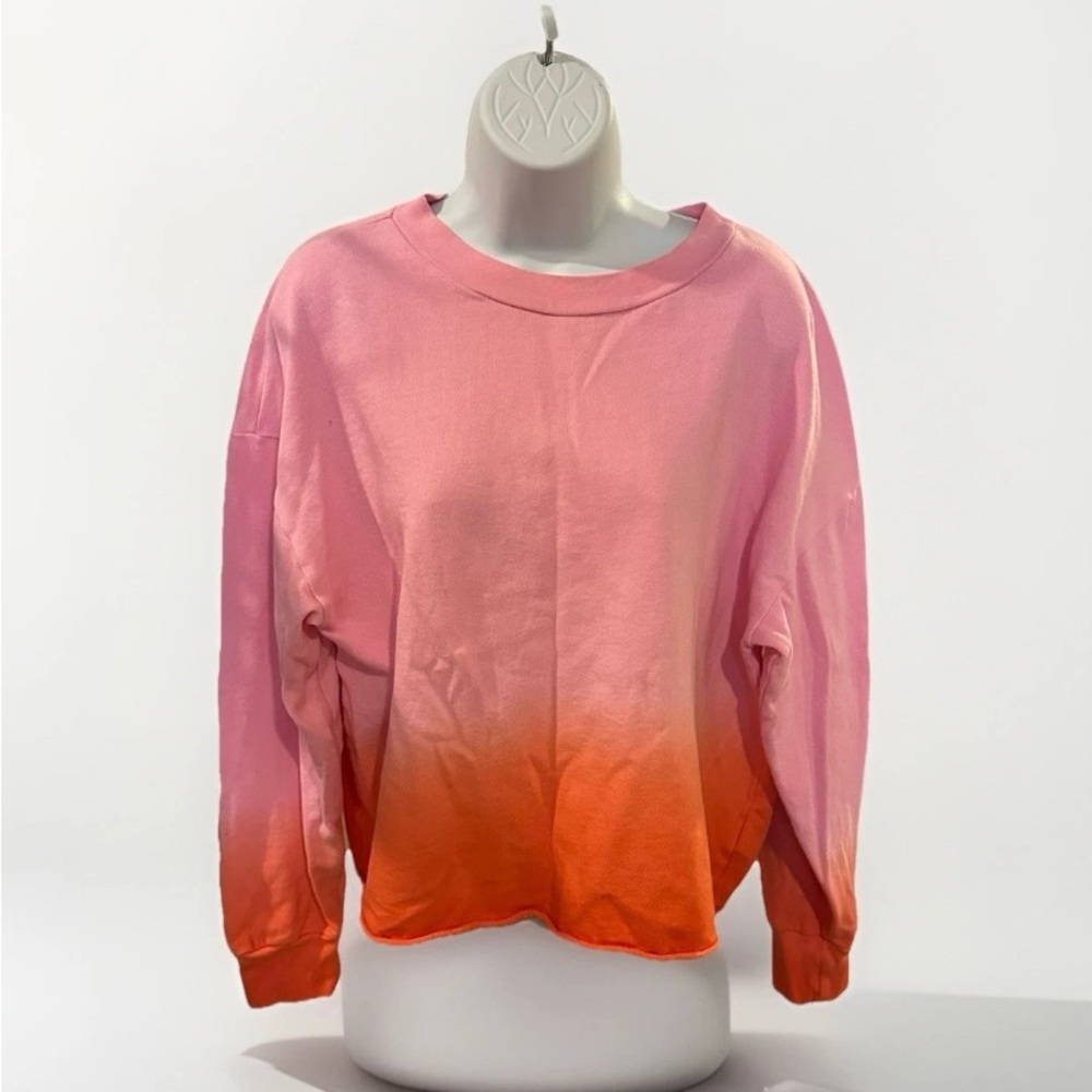 Pink and Orange Ombre Sweatshirt